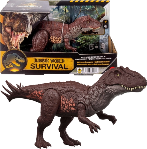 Interaktivni dinozaver Jurassic World Metriacanthosaurus z zvokom in svetlobo Mattel