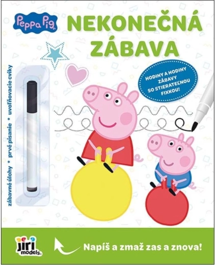 Neskončna zabava – brisljivi ustvarjalni zvezek Peppa Pig