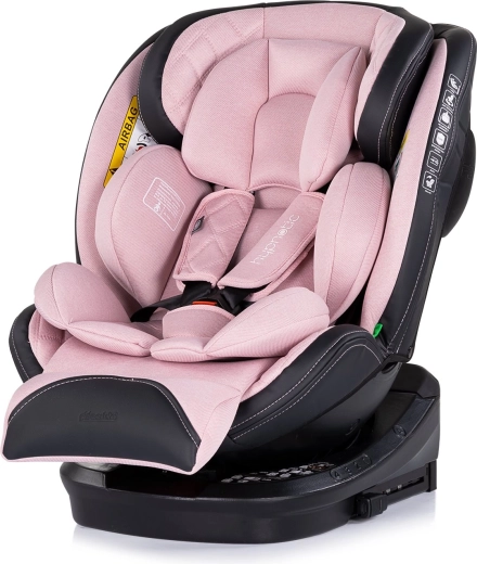 Avtosedež CHIPOLINO Hypnotic i-Size 40–150 cm, ISOFIX, 360° vrtljiv, Pink Marshmallow