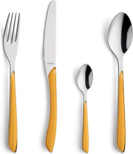 Set jedilnega pribora Amefa Éclat 24 kosov rumena