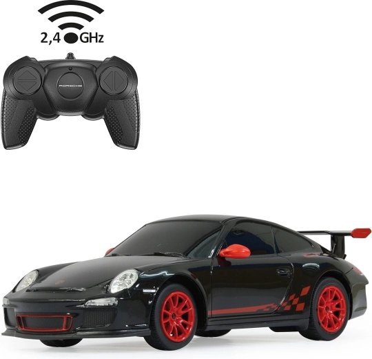 Radijsko vodeni avtomobil Porsche GT3 RS 1:24, črn