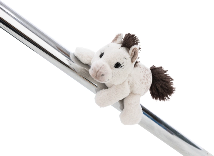 NICI magnetic plush figure Pony Mony 12 cm – white pony