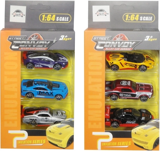 Kovinsko-plastični dirkalni avtomobilček 1 kos