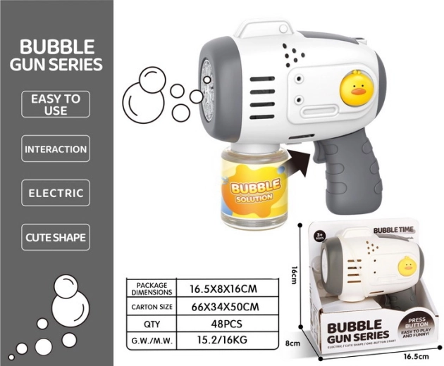 Pištola za milne mehurčke 90 ml