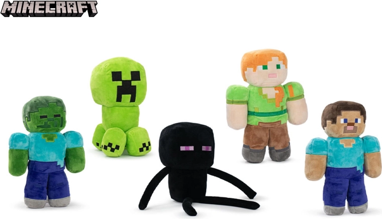 Minecraft plišasta figurica 30 cm (5 različic), od rojstva
