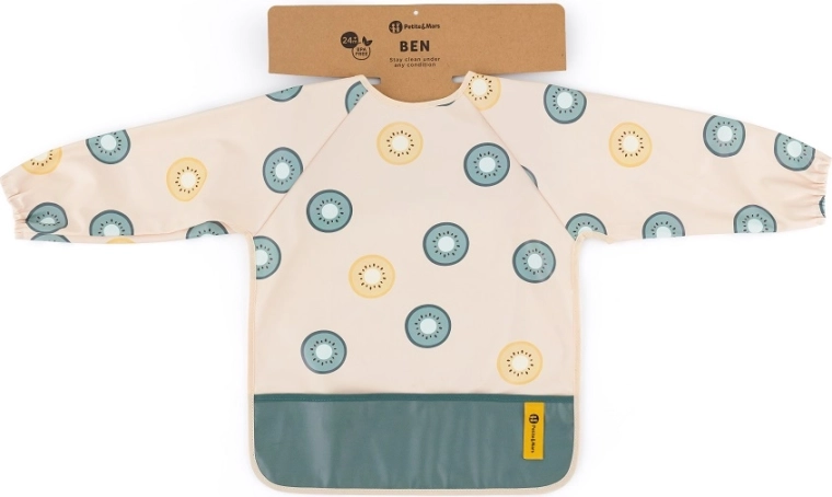 Petite&Mars slinček z dolgimi rokavi Ben green kiwi