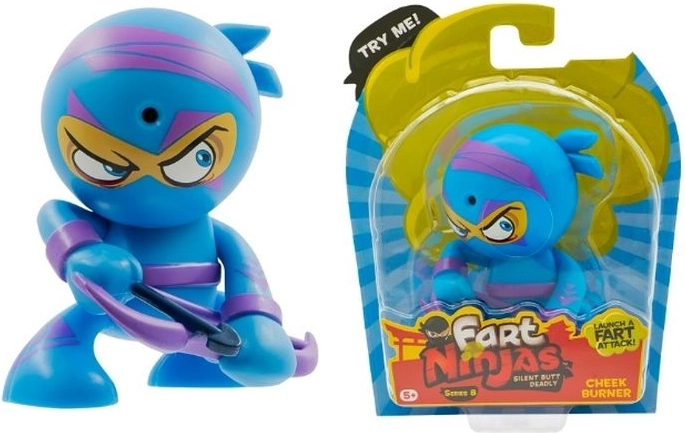 Fart Ninjas figurica z zvokom Cheek Burner