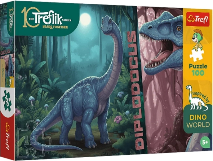 InspiredByDinoWorld puzzle Diplodocus 100 delov
