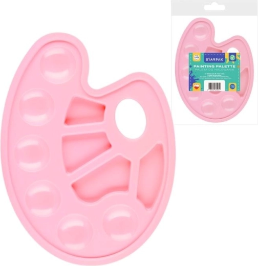Pink painting palette - 1 piece