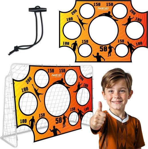 Neo-Sport strelska tarča za nogometni gol 215 × 150 cm