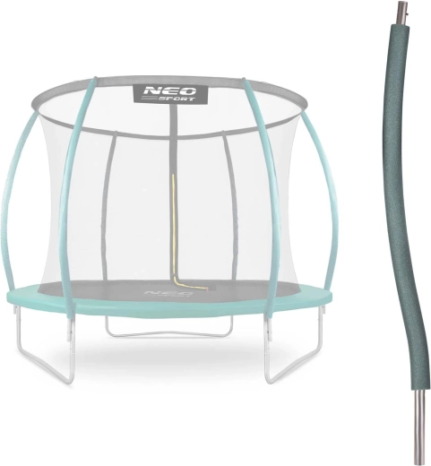 Neo-Sport spodnji del stebrička za trampolin tipa C 8–14 ft zelen