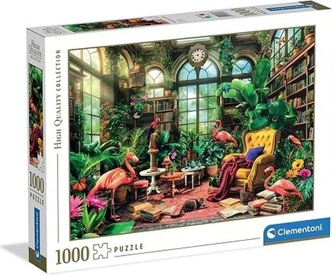 Clementoni sestavljanka 1000 koščkov The Greenhouse Library