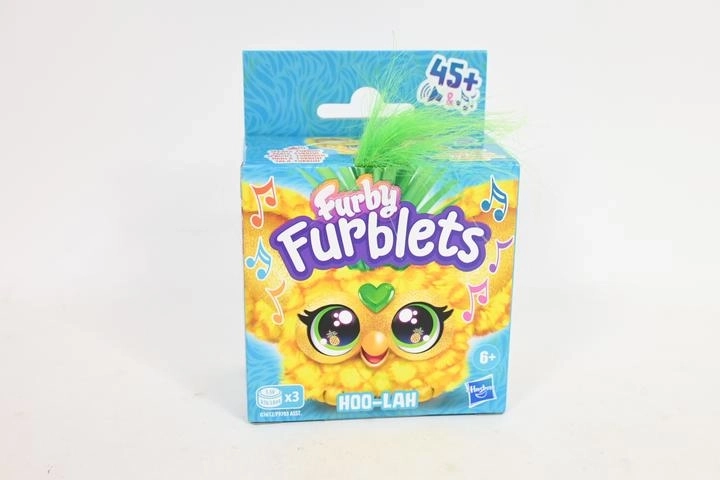 Furby Furblets Hoo-Lah mini interaktivna plišasta igrača s sponko