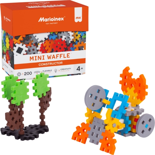 Konstrukcijska sestavljanka Mini Waffle Constructor 200 kosov MARIOINEX