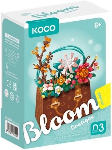 KOCO gradbeni komplet rože v torbici jesenski - 1 kos