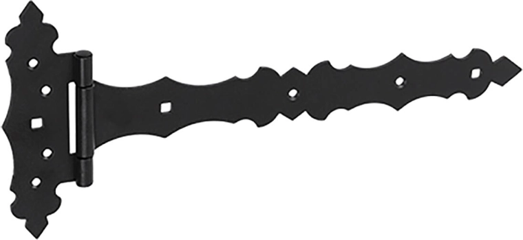 Okraski tečaj 300 × 30 × 170 × 2,5 mm – črn