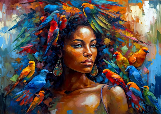 Enjoy puzzle Peresna kraljica 1000 koščkov