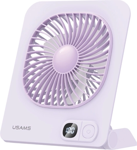 USAMS magnetni namizni ventilator vijoličen