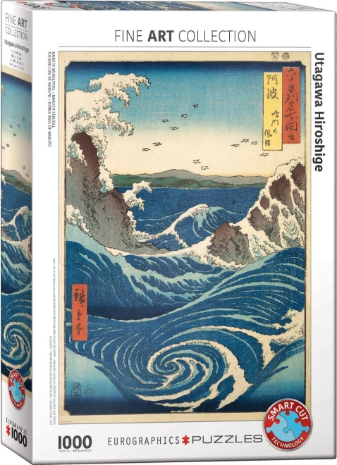 Eurographics Puzzle Utagawa Hiroshige: Valovi Naruto 1000 kosov