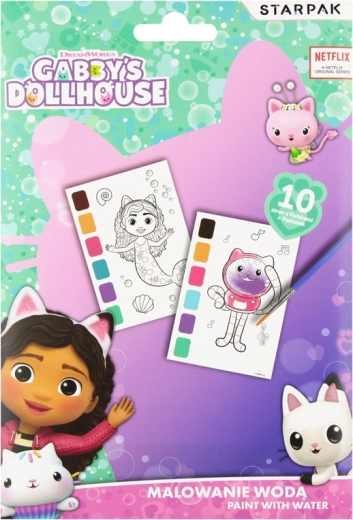 Vodno slikanje z motivom Gabby's Dollhouse