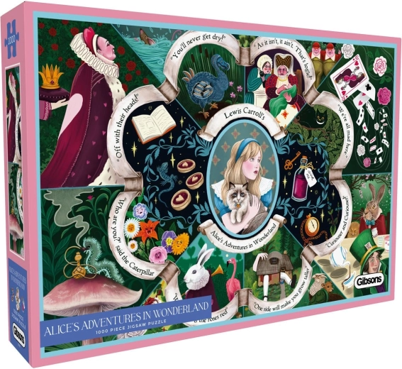 Gibsons puzzle Alice in Wonderland 1000 pieces