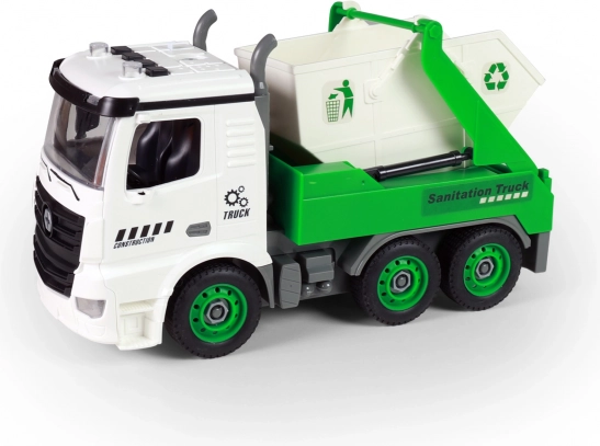 Avto kontejner na sraufanje s svetlobami in zvoki