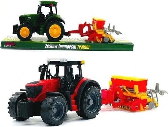 Traktor s kmetijskim strojem
