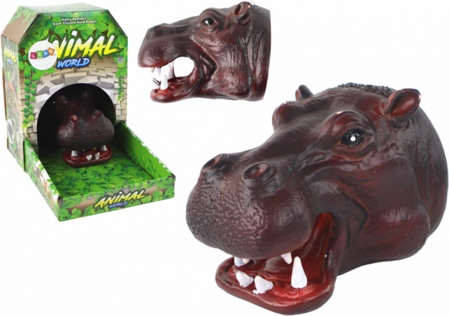 Plišasta ročna lutka – povodni konj