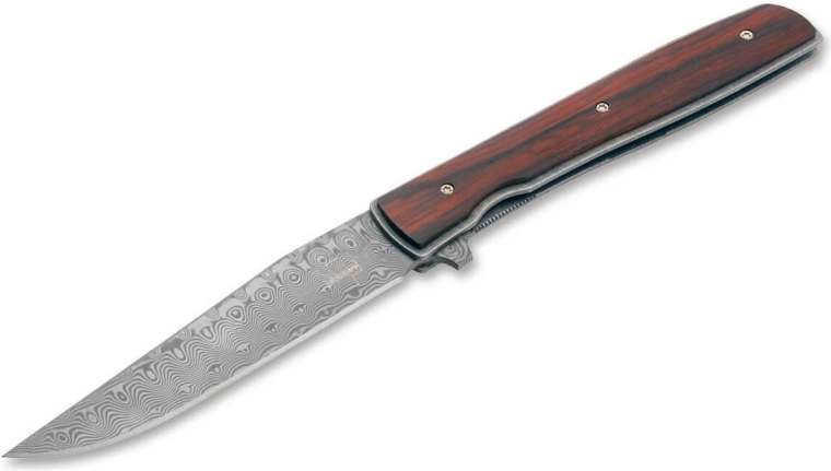 Böker Plus Urban Trapper Cocobolo Damascus zložljivi nož 8,8 cm