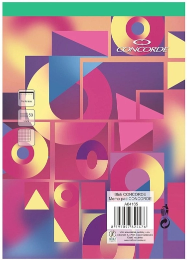 Blok CONCORDE A5 kvadriran, 50 listov