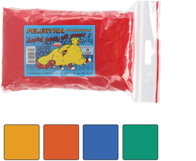 Mladinski pelerinski dežni pončo unisex