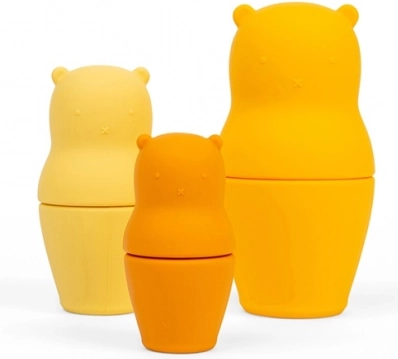 Silikonski medvedki matrjoška BIGJIGS TOYS
