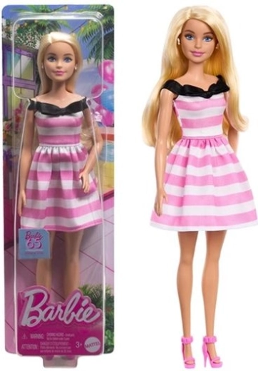 Barbie Fashionistas blond modna punčka ob 65. obletnici