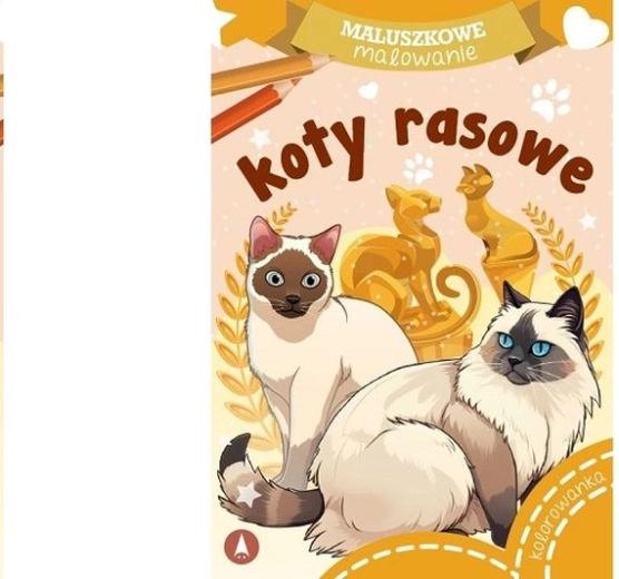 Maluszkowe barvanje: Pasemske mačke