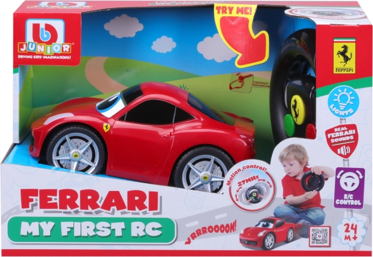 BB Junior Ferrari 458 Italia z lučmi in zvoki