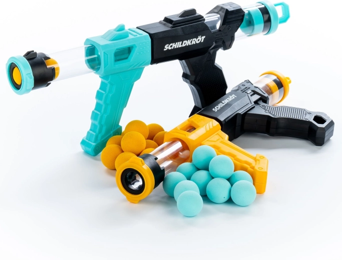 Schildkröt komplet dveh izstreljevalnikov s penastimi žogicami Fire Blasters