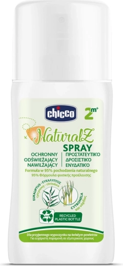 Chicco NaturalZ zaščitni in osvežilni sprej proti komarjem 100 ml
