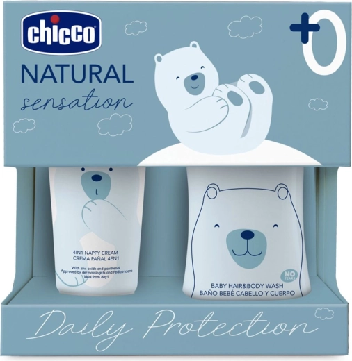 Chicco darilni set Natural Sensation Daily Protection za novorojenčke