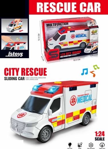 Reševalni avtomobil z efekti