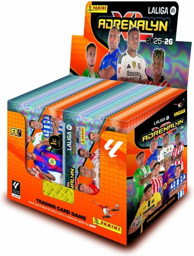 Panini La Liga EA Sports 2025-26 zbirateljske kartice, display 50 zavojčkov