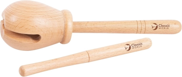 Leseni ritmični woodblock CLASSIC WORLD EDU