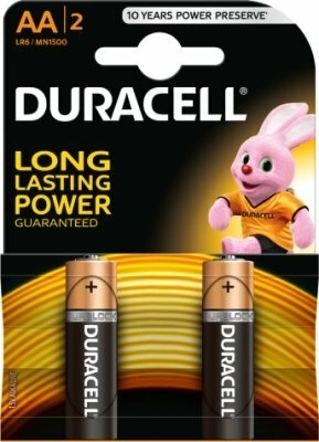 Duracell Basic AA alkalne baterije, 2 kosa