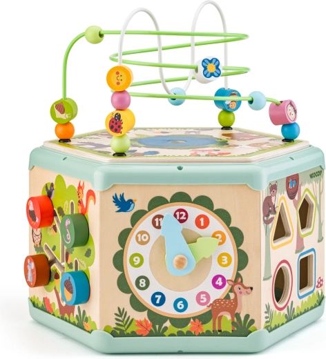 Educational activity cube – forest animals