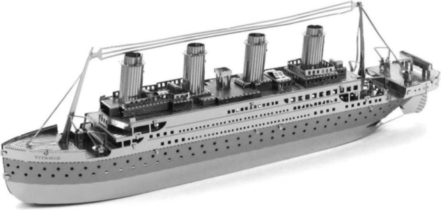 3D kovinski puzzle Titanic znamke Metal Earth