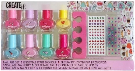 CREATE IT! set za okrasitev nohtov z nalepkami