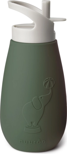 NuuRoo Pax silikonska steklenička dusty green