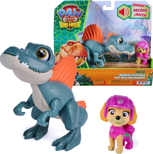 Spin Master Tačke na patrulji Dino film: Skye in interaktivni spinozaver Roaring Pup Pals 12,5 cm