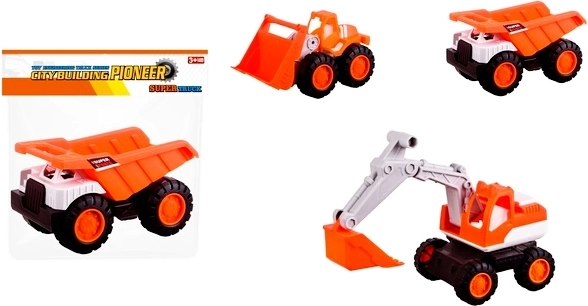 Plastična gradbena igrača – bager ali kesen (tovornjak prekucnik)