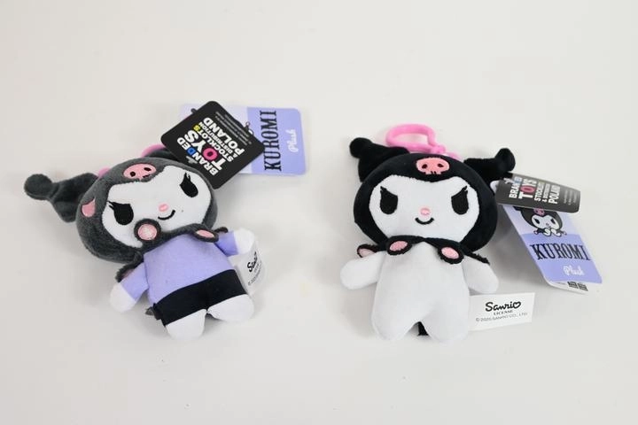Hello Kitty Sanrio Kuromi plišasti obesek 14 cm