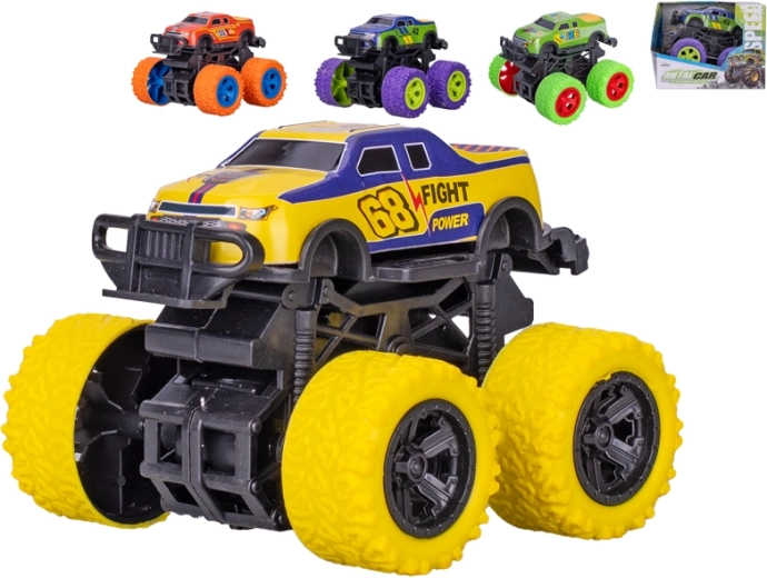 Kovinski monster truck z vztrajnikom 10 cm